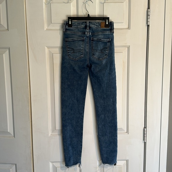 American Eagle High Rise Jegging size 00 Regular - Picture 7 of 7